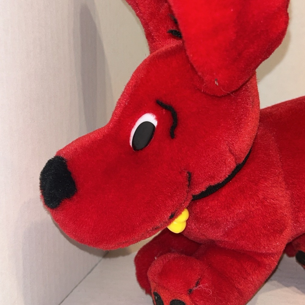 Vintage SCHOLASTIC Clifford the big red dog plush 24 cm P2 - Picture 2 of 4